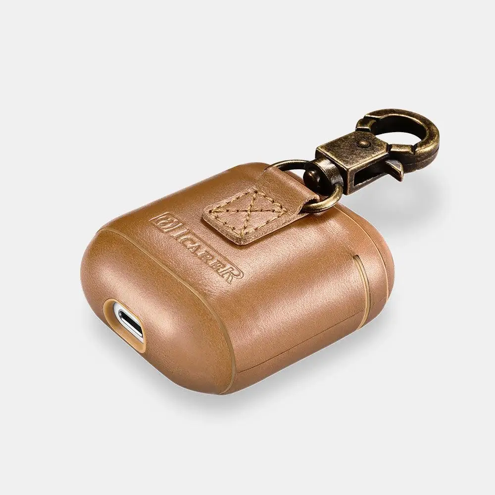 HobbyLane ICARER for Apple Airpods Headphone Protective Case with Ring Buckle |