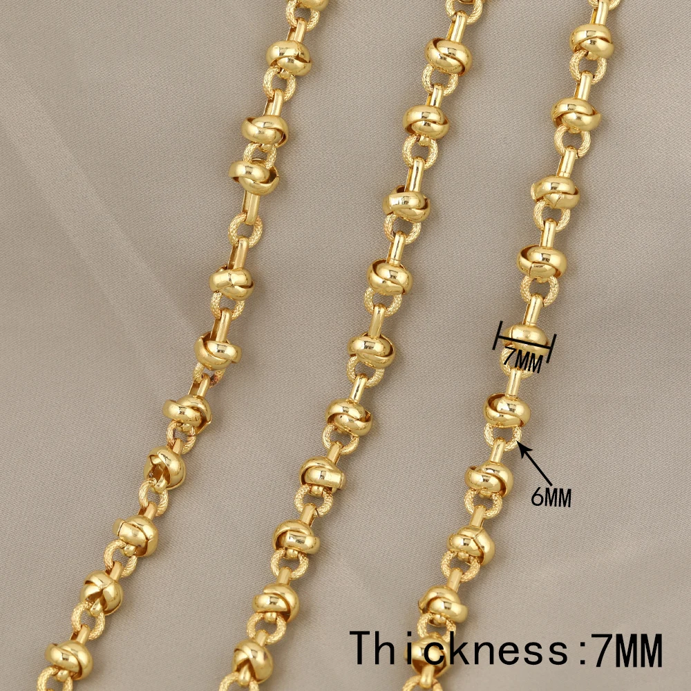 

HAOSAW 1M/Lot Jewelry Accessories/Hand Made/Decorate/DIY Necklace Making/Bracelet Part/Jewelry Findings Components/Copper Chains