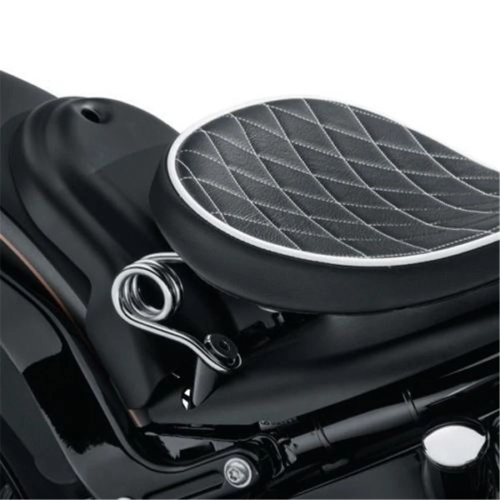 

Motorcycle 2" Seat Spring Torsion Solo Seats Spring Scissor Chrome for Harley Dyna Sportster Touring Softail Old School Bobber