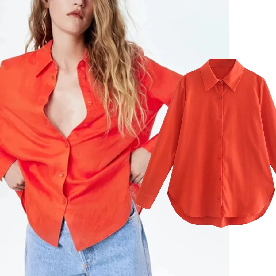 

Осенняя блузка Maxdutti с длинным рукавом, женские блузы, модная винтажная модная простая льняная Повседневная рубашка в английском стиле, топы...