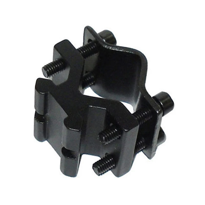 

Universal Tactical 25/30mm Ring Scope Ring Flashlight Holder Barrel Mount Rail Light
