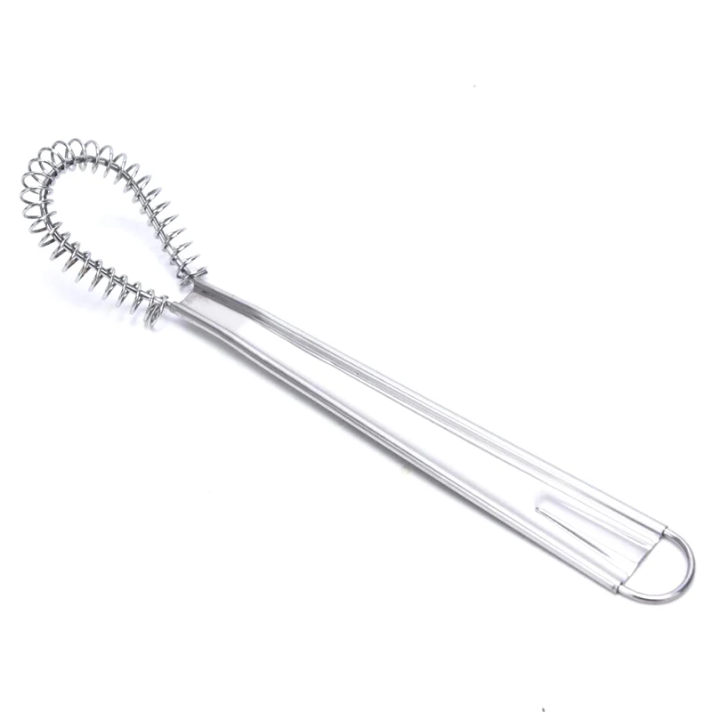 Cooking Tools Stainless Steel Egg Beater Hand Held Spring Whisk Mini Whisk Kitchen Eggs Sauces Mixer Blender Accessoire