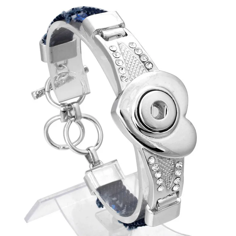 Новый браслет с застежкой в форме сердца 12 мм ювелирные изделия сделай сам