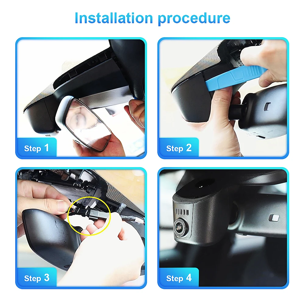 $122.52 Dash Cam for Audi A3 A4 A5 A6 Q5 A1 Q7 Q3 TT A7 A8 Q2 Q8 RS S 2013-2022 ARB Car DVR 2160P WiFi Dash Camera Wirless OEM Look