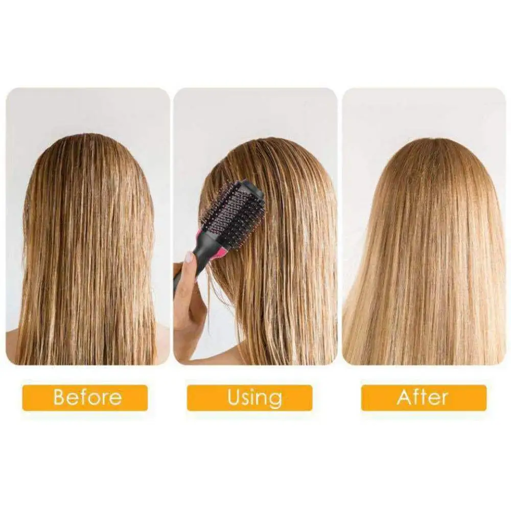 Расческа для волос два в одном инфракрасный отрицательный ион горячий воздух