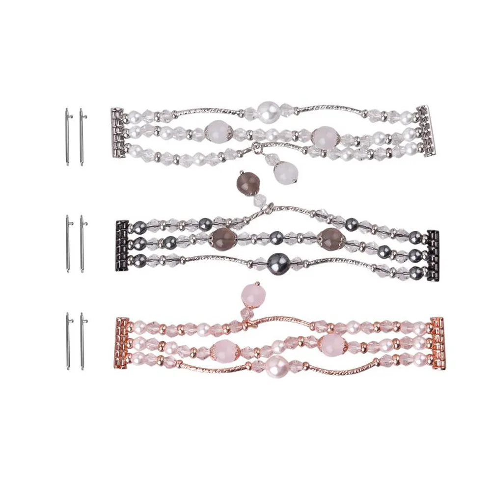 Fashion Sports Beaded Bracelet Strap Band For Fitbit Versa Quick Release SmartWatch Accessories | Электроника