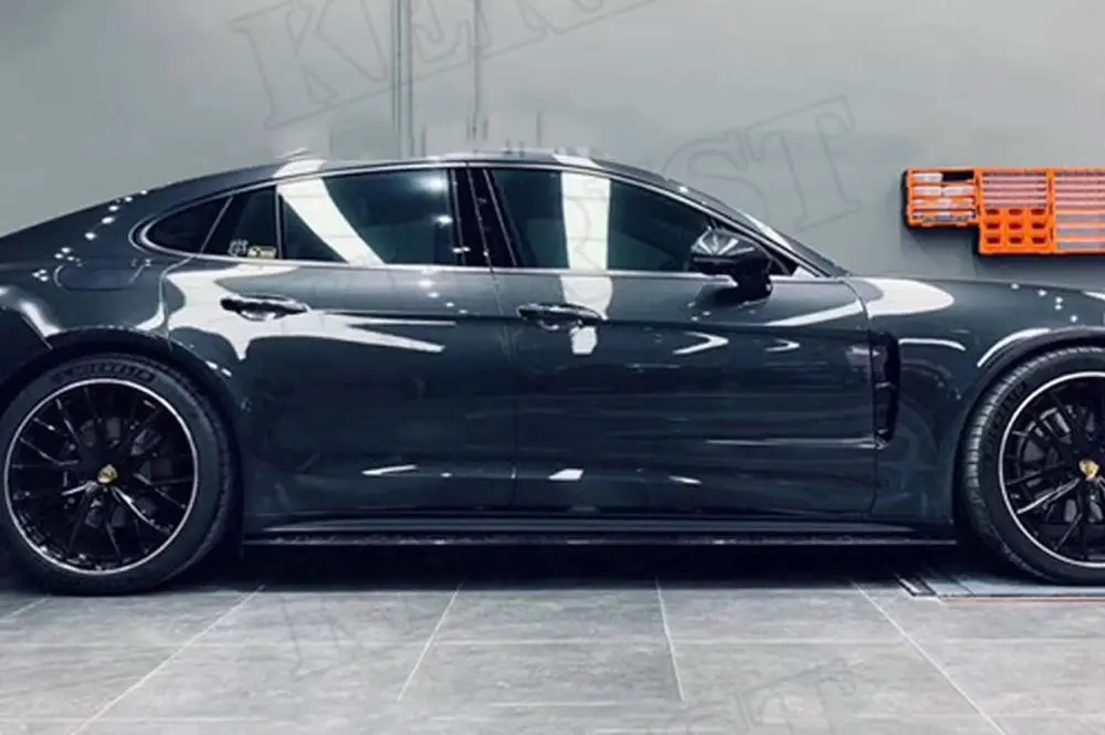 Фартук для автомобильных боковых юбок Из 971 углеволокна Porsche Panamera комплект кузова
