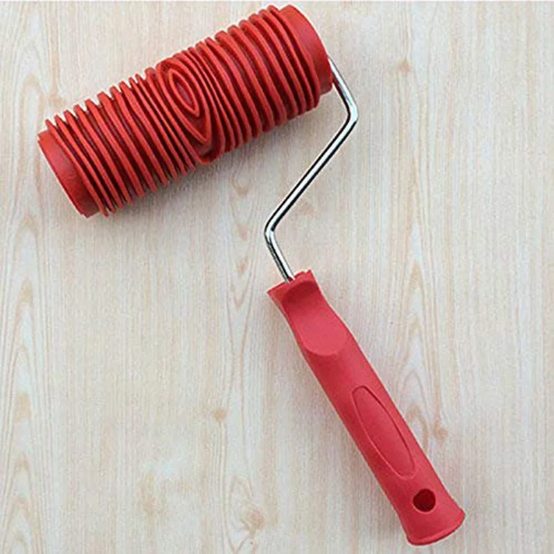 Имитация дерева шаблон набор инструментов Eg300T 7 дюймов резиновый ролик + Ms16