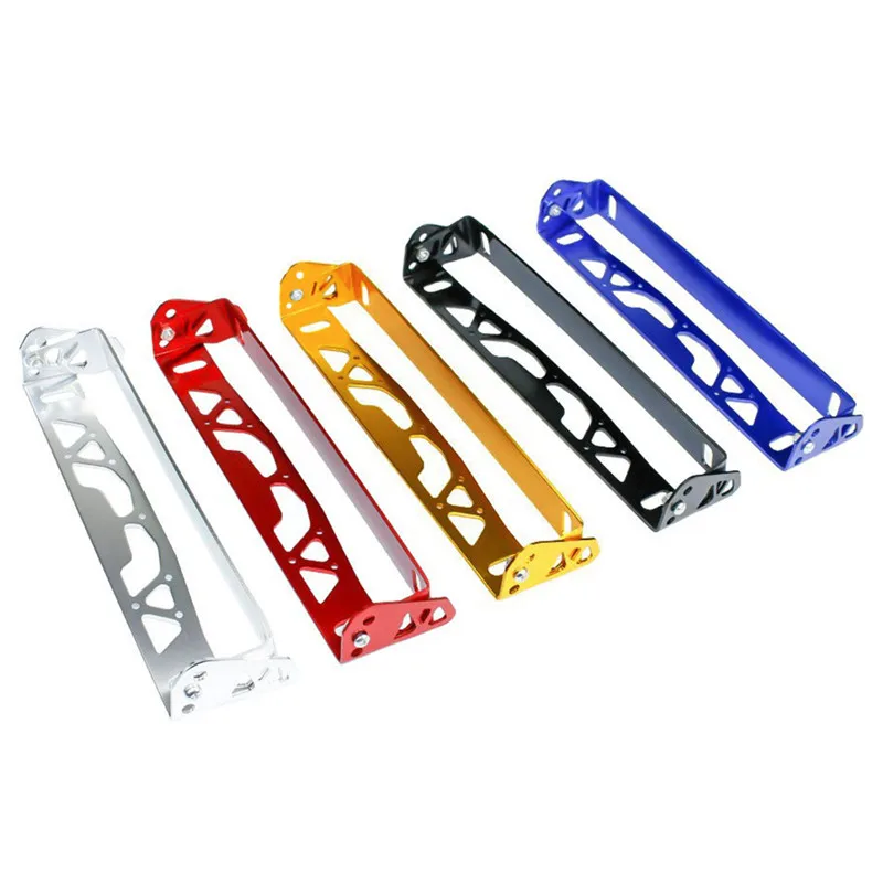 

1pc Multi Color Auto Plates Holder Universal Aluminum Jdm Styling License Plate Frame For Car Number Power Tag