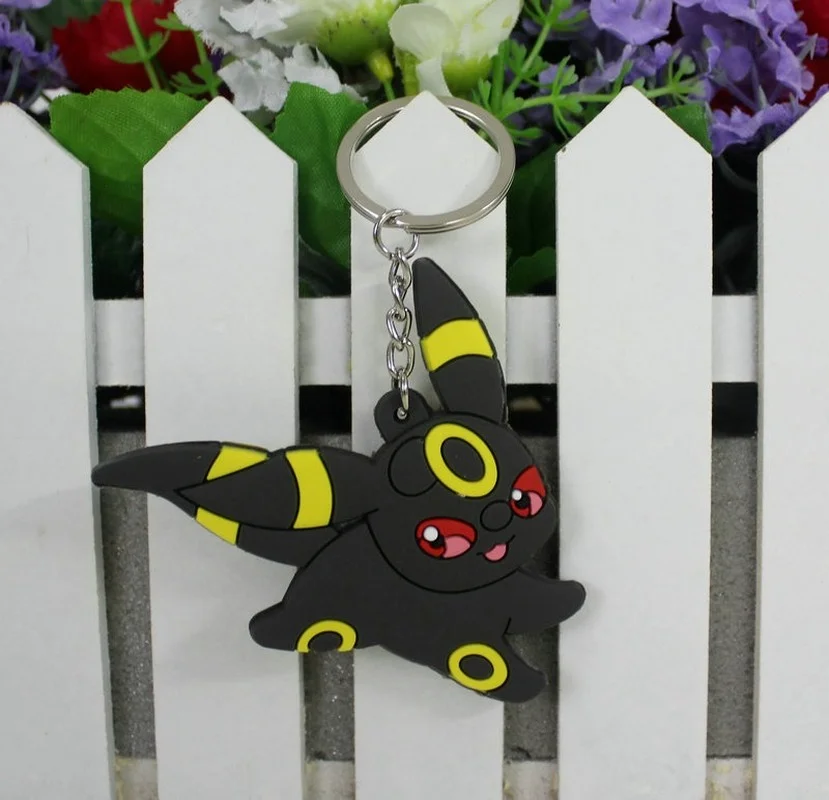 Брелок для ключей Pokemon Eevee милый мультяшный персонаж аниме школьная сумка
