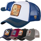 Горячая Распродажа 20 видов стилей Аниме мультфильмов сетки Кепки хлопок Бейсбол Кепки для Для мужчин Для женщин Для мужчин Кепка-тракер в мужские и женские бейсбольные кепки с козырьком, дропшиппинг