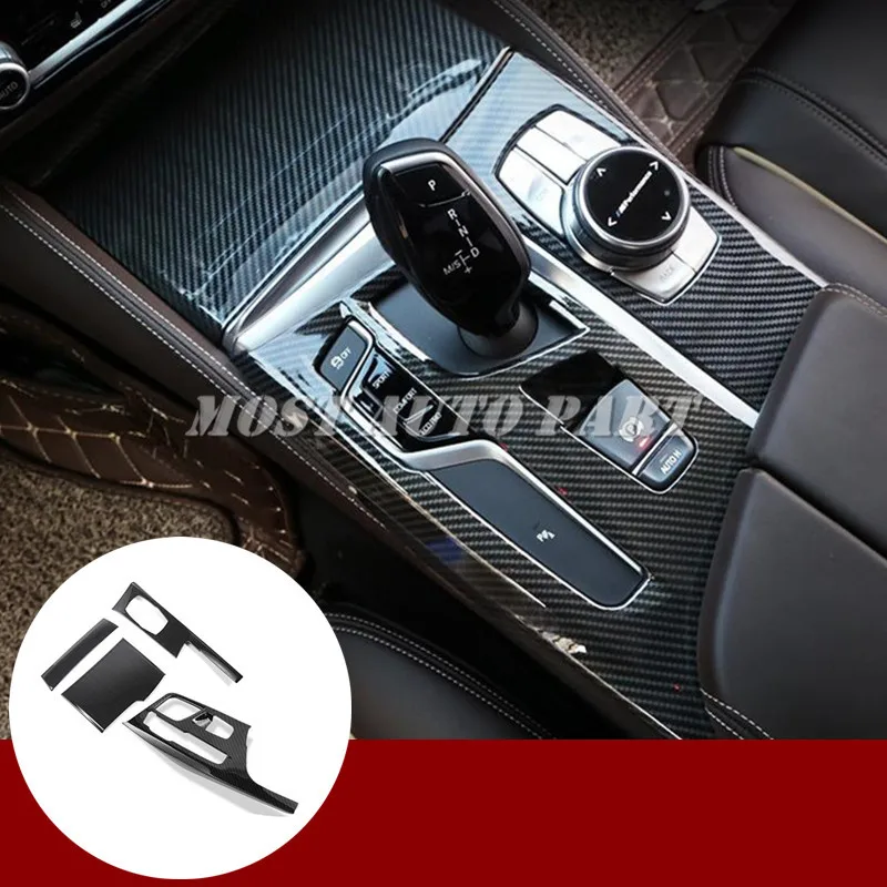 

Внутренняя коробка передач и подставка для стакана для воды для BMW 5 серии G30 2017-2021, автомобильные аксессуары, украшение интерьера автомобиля