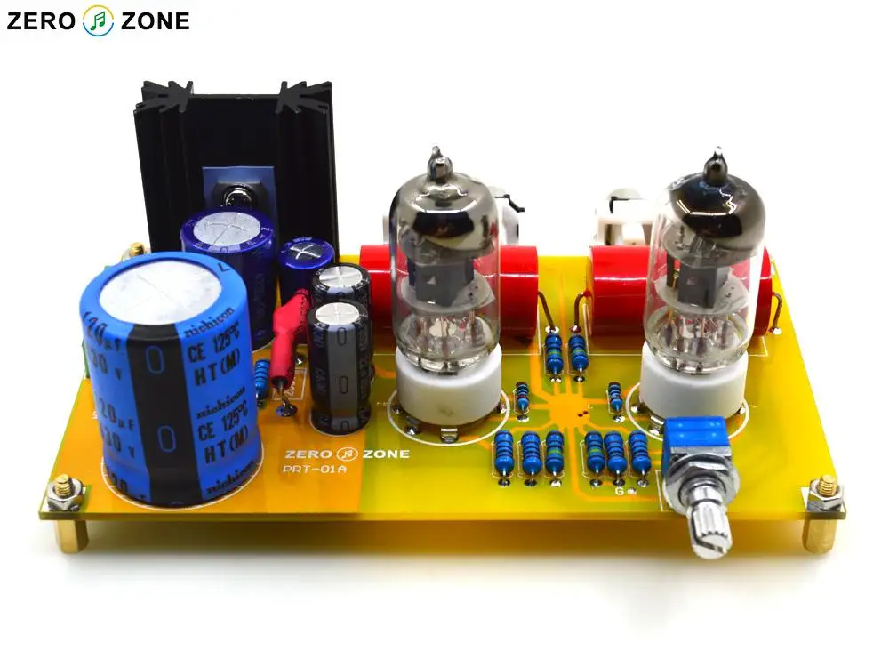 

DIY hifi PRT-01A 6J1 tube preamp board/ kit / PCB Stereo Vacuum tubes preamplifier