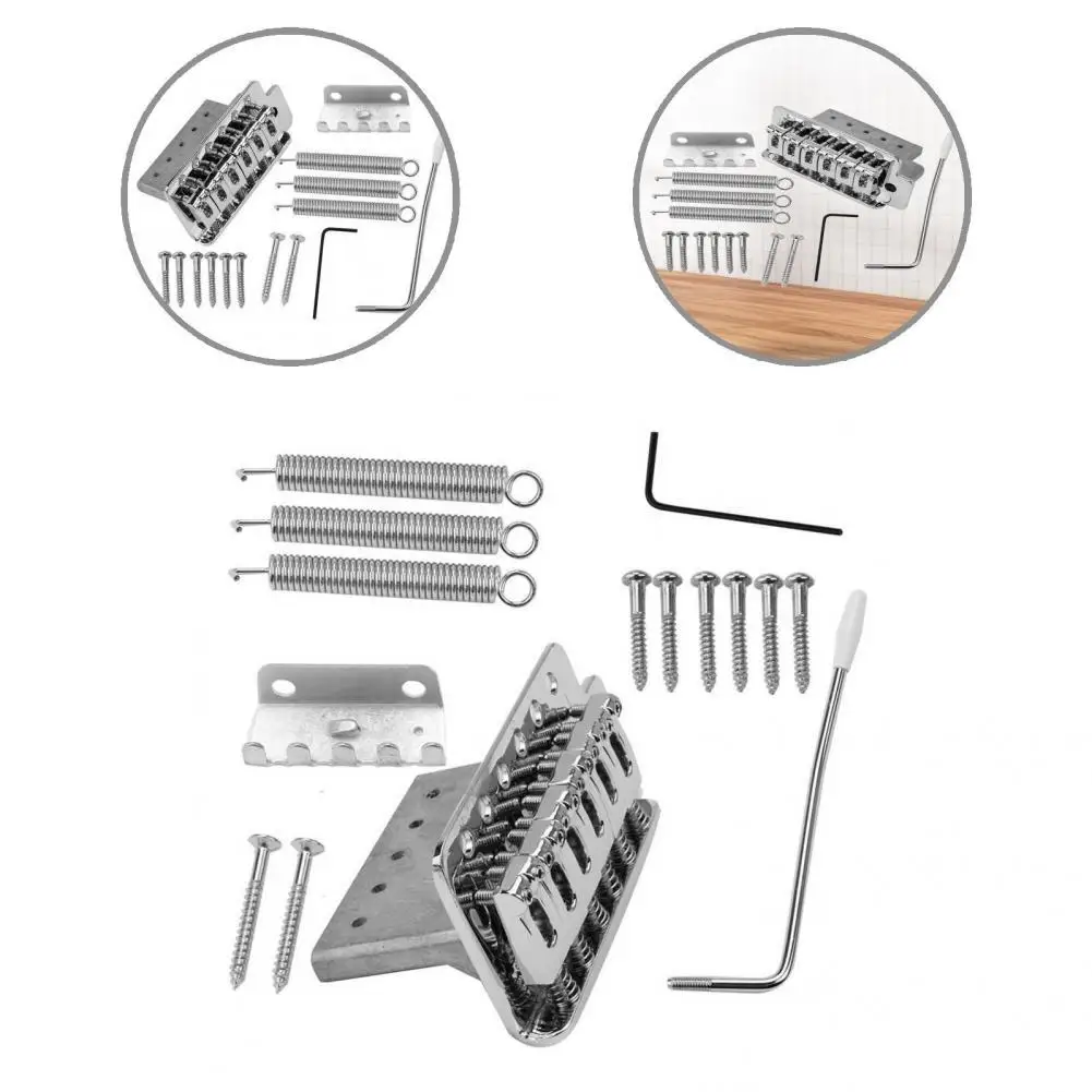 

Sturdy Delicate Electric Guitar Swing Bridge Tremolo Set Lightweight Tremolo Bridge Single Rocker for Musician