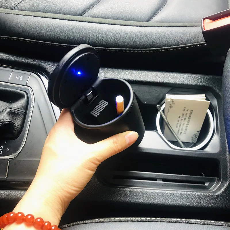 Автомобильные аксессуары LED пепельница для сигарет Nissan Qashqai Juke Mitsubishi Asx Lancer Outlander