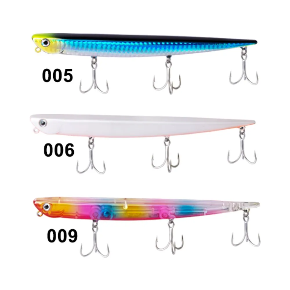 one per color Hunthouse Тонущий Карандаш Приманка залив меховая Маниакальная LW507 155/ultimate seabass приманка bluefish приманки - Цвет: one per color