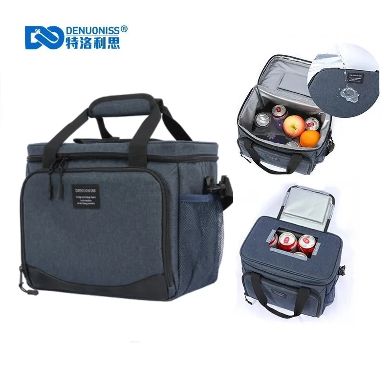 DENUONISS 13L  Thermal Bag  Lunch Box  For Work Picnic Bag Car Bolsa Refrigerator Portable Cooler Bag Food Backpack