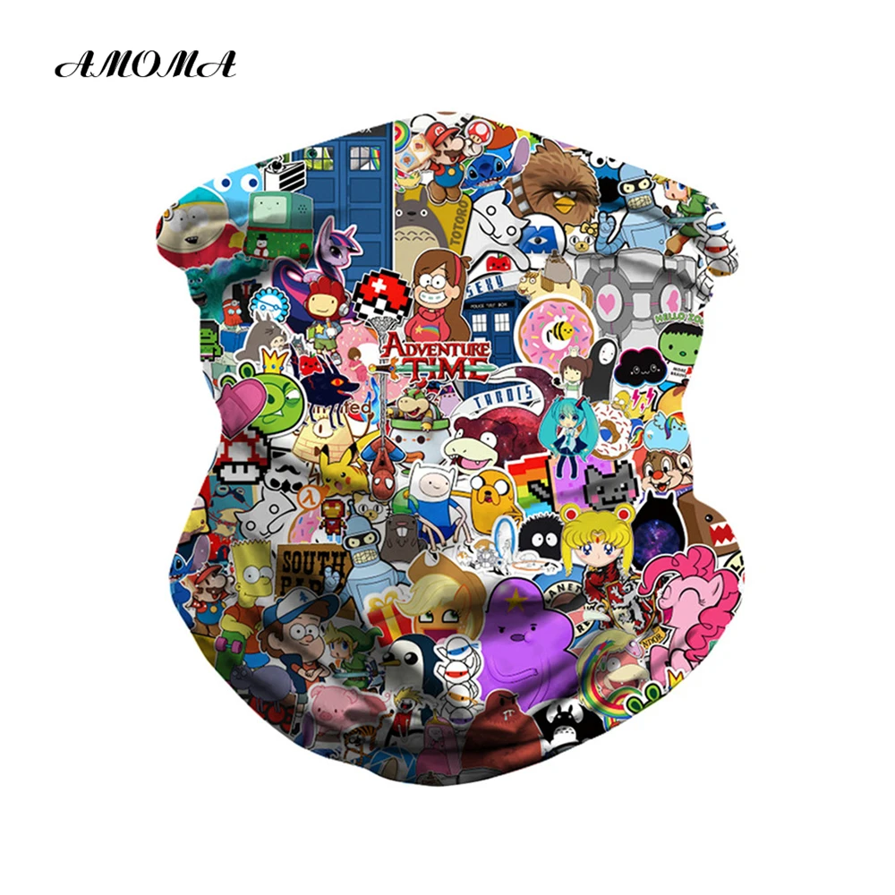 Бесшовный шарф AMOMA в стиле унисекс волшебный бандана теплая повязка на голову