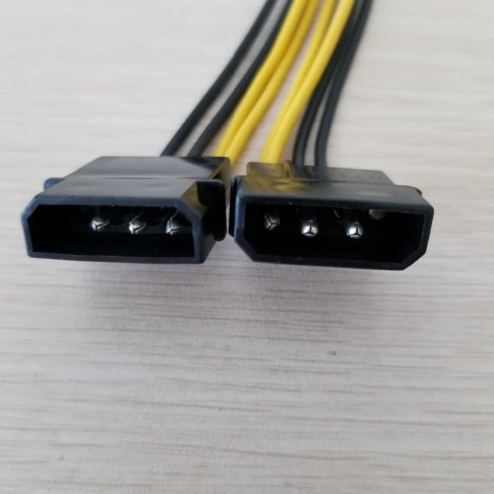 ПК сервер Внутренний двойной 2 IDE Molex к CPU 8Pin 8p конвертер питания свинцовый кабель