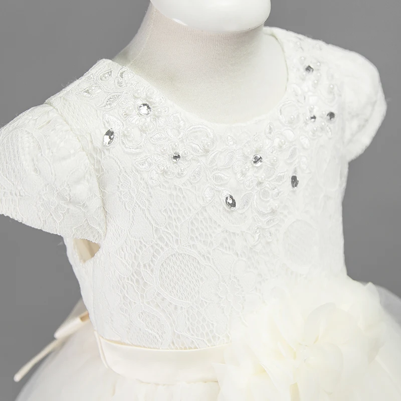 Nimble/Белое платье для девочек Одежда принцессы Вечерняя официальная одежда с