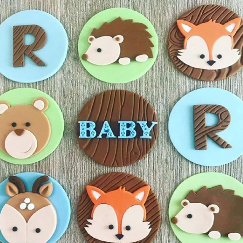 Печенье с изображением Милого Животного лисы для детского дня рождения