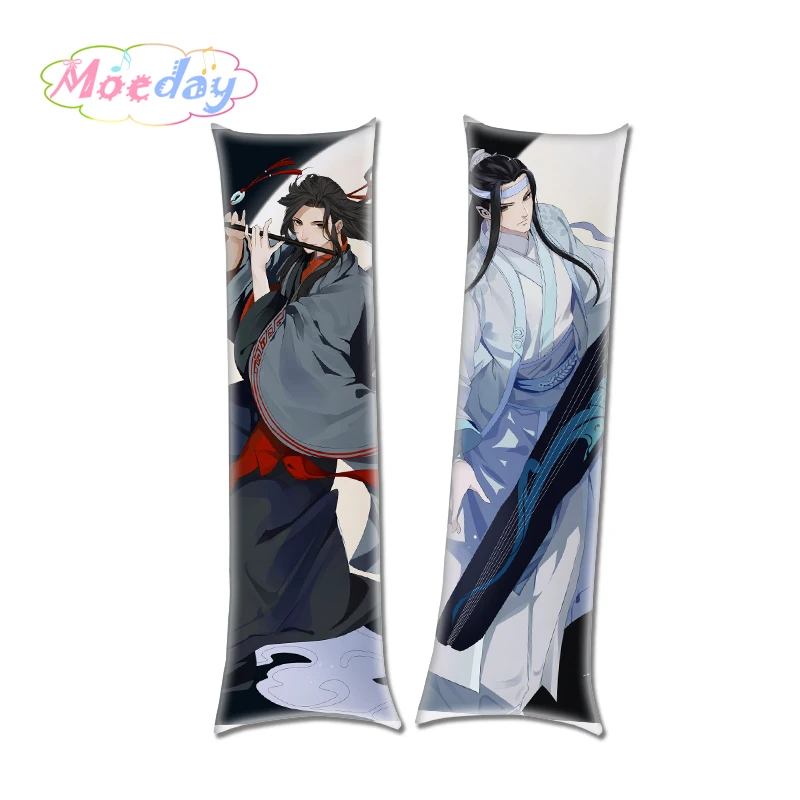 Черный Mo Dao Zu Shi Wei Ying Lan Zhan Lan Jingyi Chinese Anime Body Size Pillow Cases - Цвет: Черный