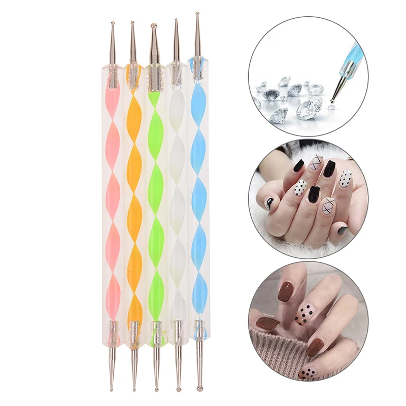 Набор инструментов для маникюра 5 шт. в наборе УФ-гель рисования ногтей ручка