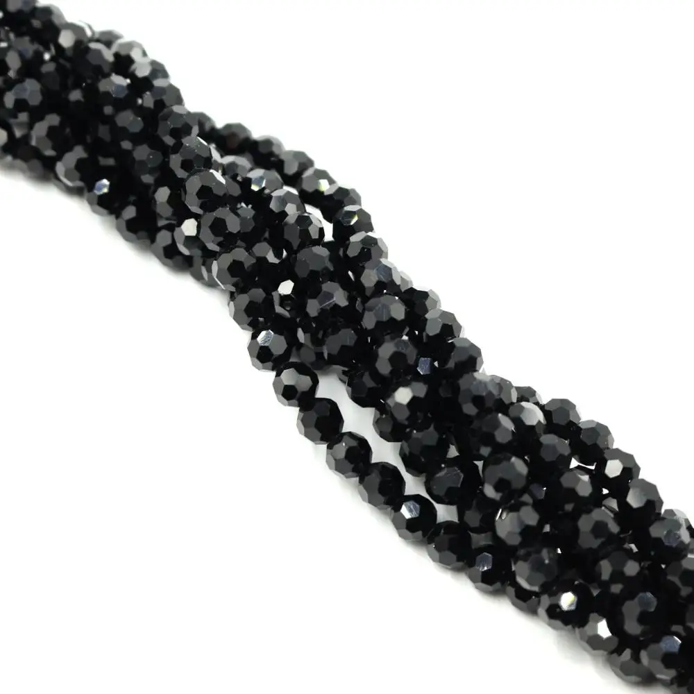 Оптовая продажа недорогие круглые стеклянные бусины с гранями 3 мм 195 шт./лот 32