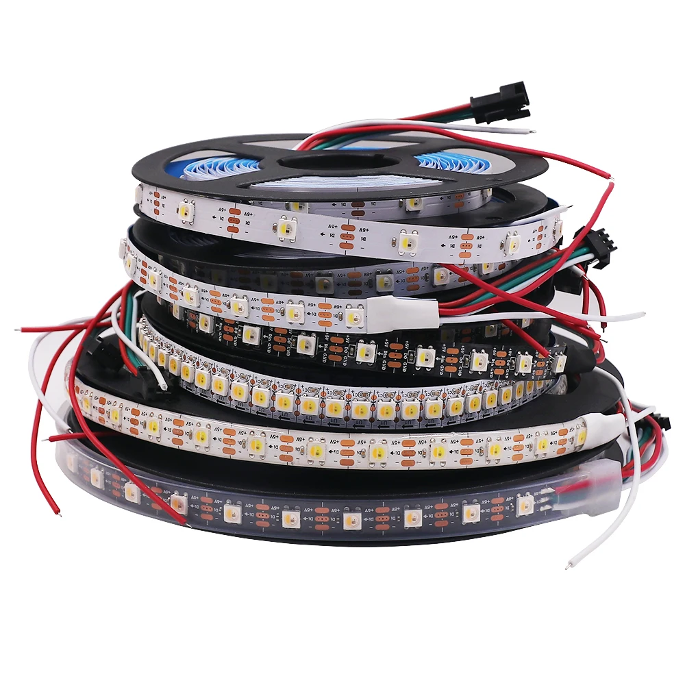 DC5V SK6812 Светодиодная лента RGBW RGBWW RGBNW WWA аналогичная WS2812B индивидуальная Адресуемая