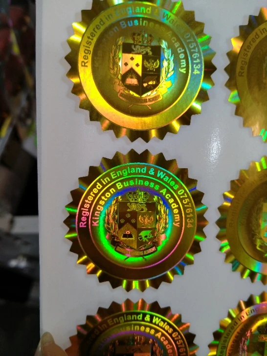 Голографические 3d наклейки на заказ|Канцелярские наклейки| |