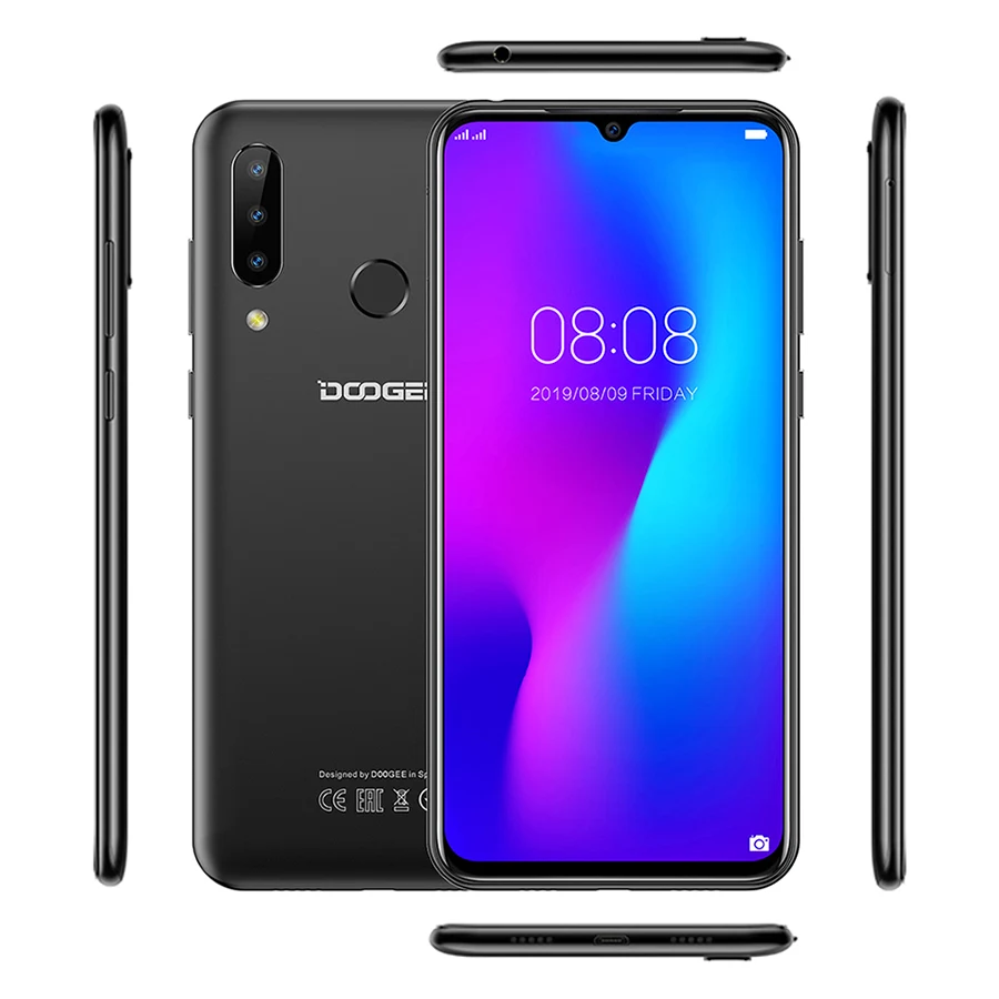 DOOGEE N20 смартфон с 5 дюймовым дисплеем восьмиядерным процессором MT6763 ОЗУ 4 Гб ПЗУ 64