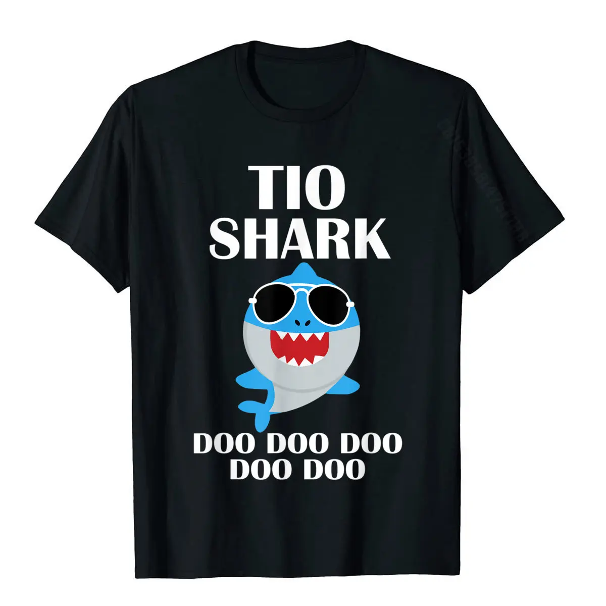 Tio Shark Shirt Doo Doo Doo Funny Fathers Day Tio Christmas T-Shirt Cotton On Tops Shirt Hot Sale Men Top T-Shirts Classic