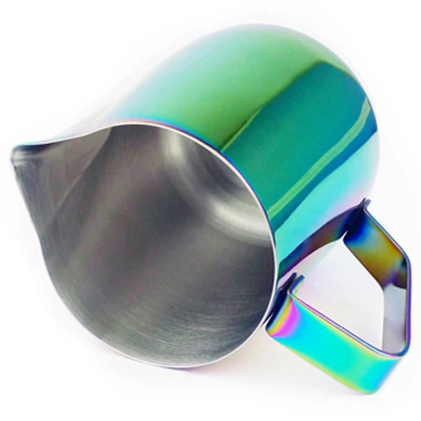 Молочный кувшин для взбивания пены из нержавеющей стали кружка цветов