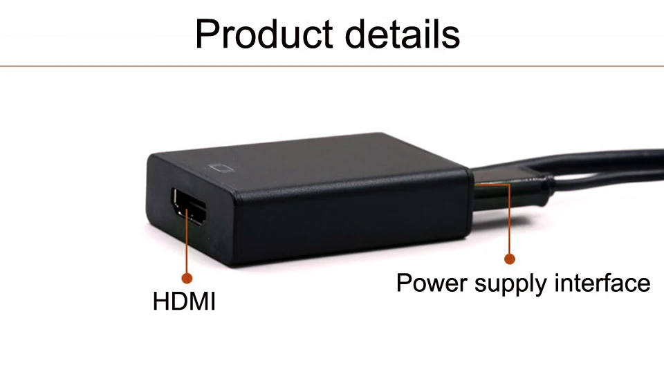 Преобразователь из VGA в HDMI адаптер папа-мама с USB аудио 3,5 мм выход 1080P VGA HDMI кабель для портативных ПК к HDTV проектор