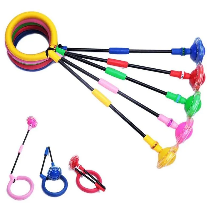 

Flash Jumping Ring Jump Ball Children's Toy Elastic Flash Jump Foot Ring Luminous Rotation Leg Swing Ring Exercise Skipping Toy