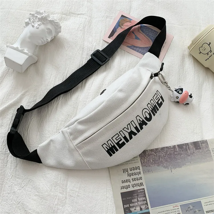

Harajuku Breast Bag Female New Student Canvas Messenger Bag Waist Bag Purses and Handbags Luxury Designer Purses and Handbags