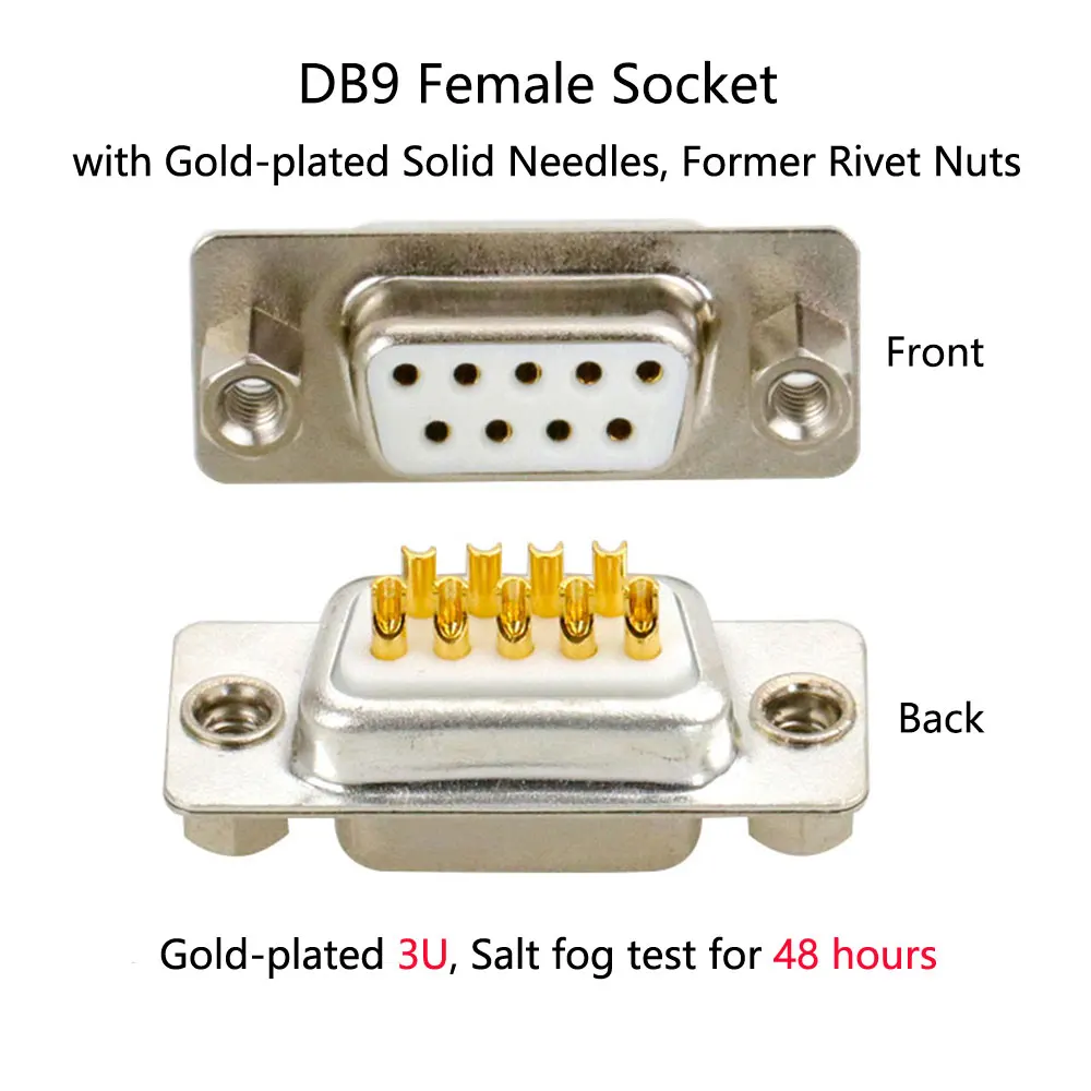 DB9 Male Female RS232 9 контактный последовательный разъем RS485 RS422 COM интерфейсные Адаптеры