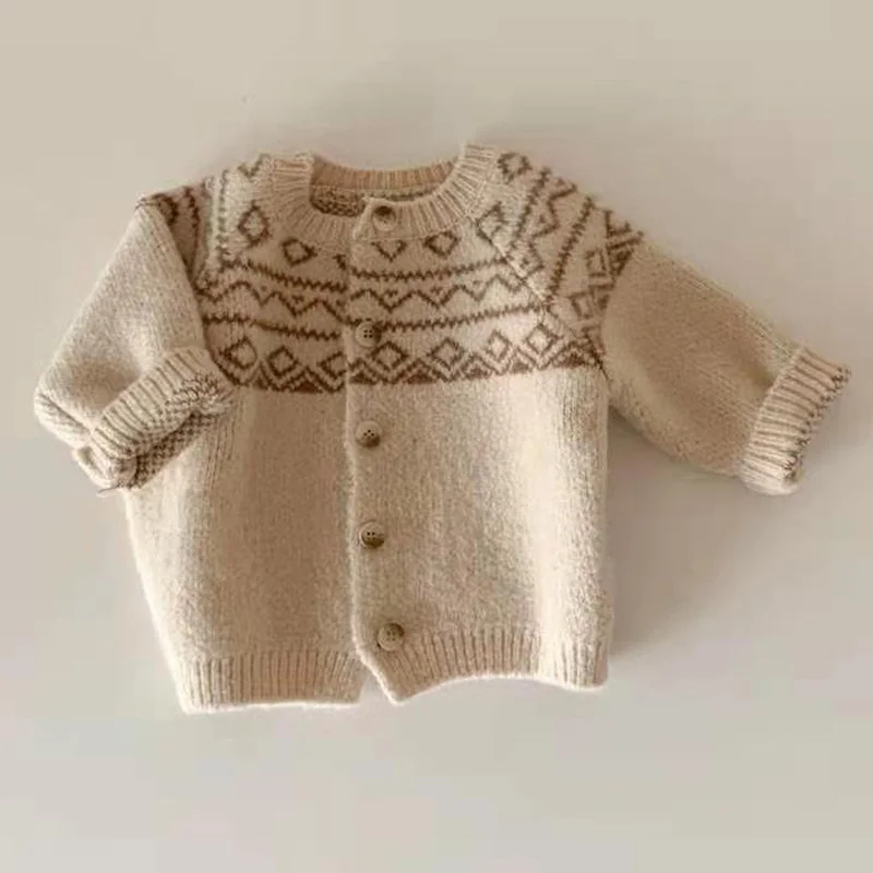 

Baby knitted sweaters baby long sleeved sweaters cotton jackets tops novelty spring 2021