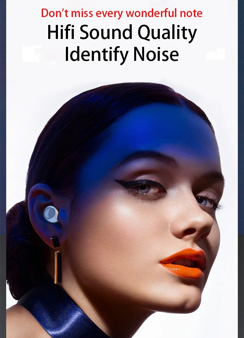 Мини bluetooth 5 0 наушники TWS беспроводные двойные одиночные HiFi Graphene Smart Touch