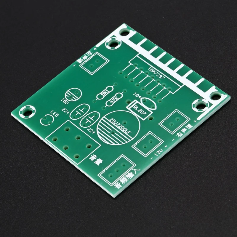 Tda7297 Плата усилителя запасные части Dc 12V класс 2 0 Двойное аудио кодирование 15W
