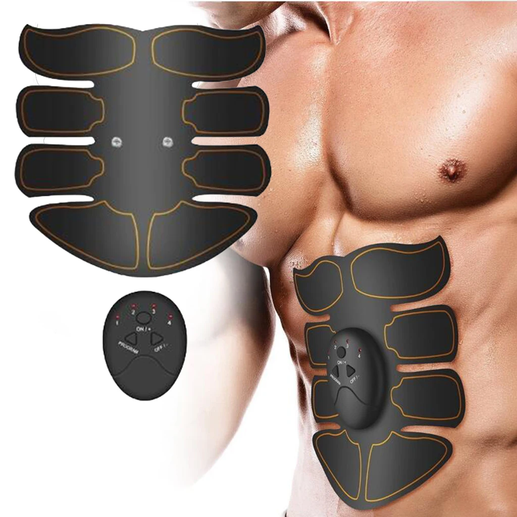 

Abs Stimulator Train Fitness Gear Muscle Abdominal Toning Belt Trainer Stickers Fits for Training of Arm, Waist ,Leg Muscles
