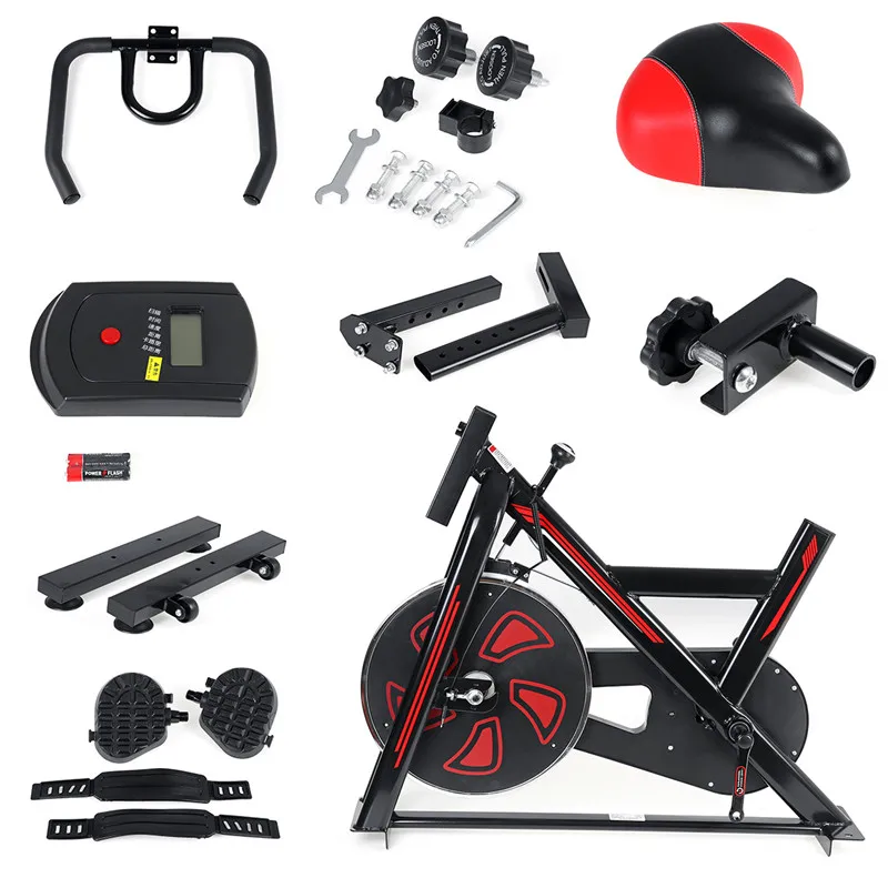 

Ultra-quiet Indoor Sports Fitness Equipment Home Exercise Bike High Quality Indoor Cycling Bikes Spinning Bicycle Exerciser