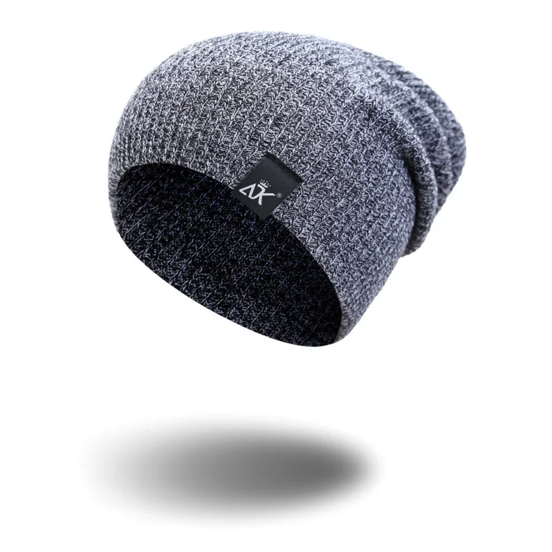 

Unisex Hats Knitted ADK Tags Cap Woman Beaines For Winter Breathable Men Gorras Simple Hats Warm Solid Casual Lady Beanies