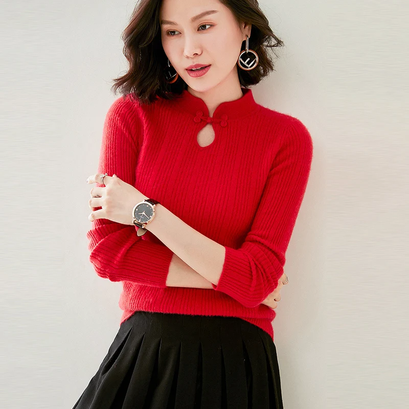 

adishree 2021 woman winter 100% Cashmere sweaters autumn knitted Pullovers High Quality Warm Female thickening Turtleneck
