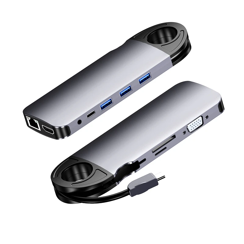 Док-станция USB C Hub Type-C десять в одном конвертер Многофункциональный usb-хаб для