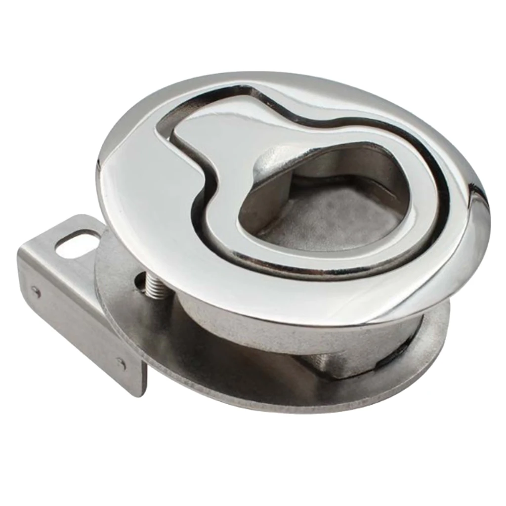 

2Pcs Stainless Steel RV Boat Marine 2" Flush Mount Hatch Latch Lock for Deck