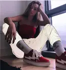 Светящиеся светоотражающие Женские повседневные спортивные штаны в стиле хип-хоп, светлые Светоотражающие штаны, свободные танцевальные брюки размера плюс Pantalon