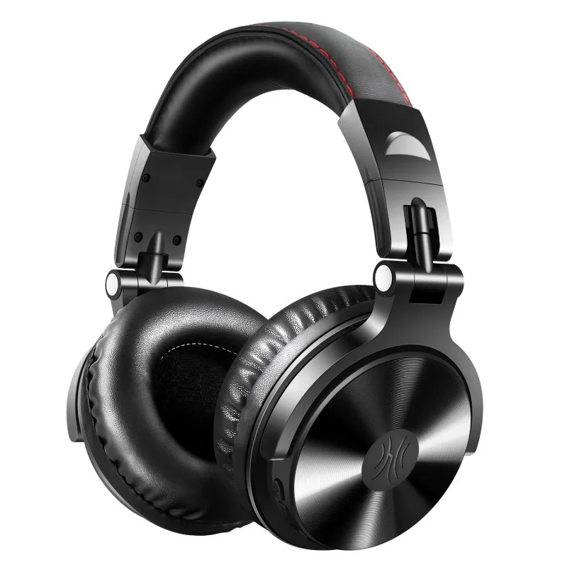 Black Oneodio Bluetooth Беспроводные наушники с микрофоном складные Накладные наушники HIFI Bluetooth 4,1 Гарнитура для мобильного телефона ПК компьютера - Цвет: Black