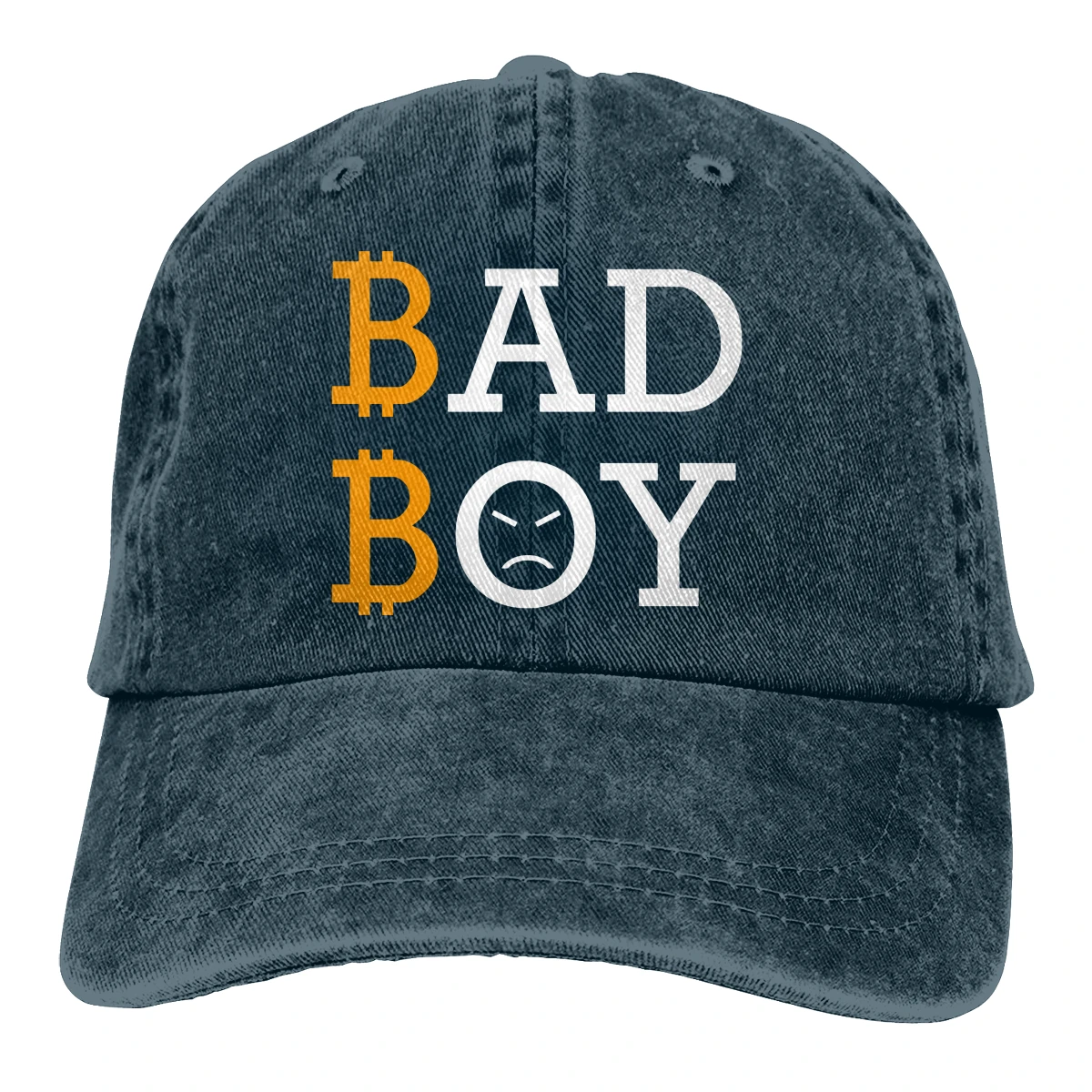 Bad Boy Casquette черная Унисекс Мужская Женская джинсовая бейсболка с ремешком