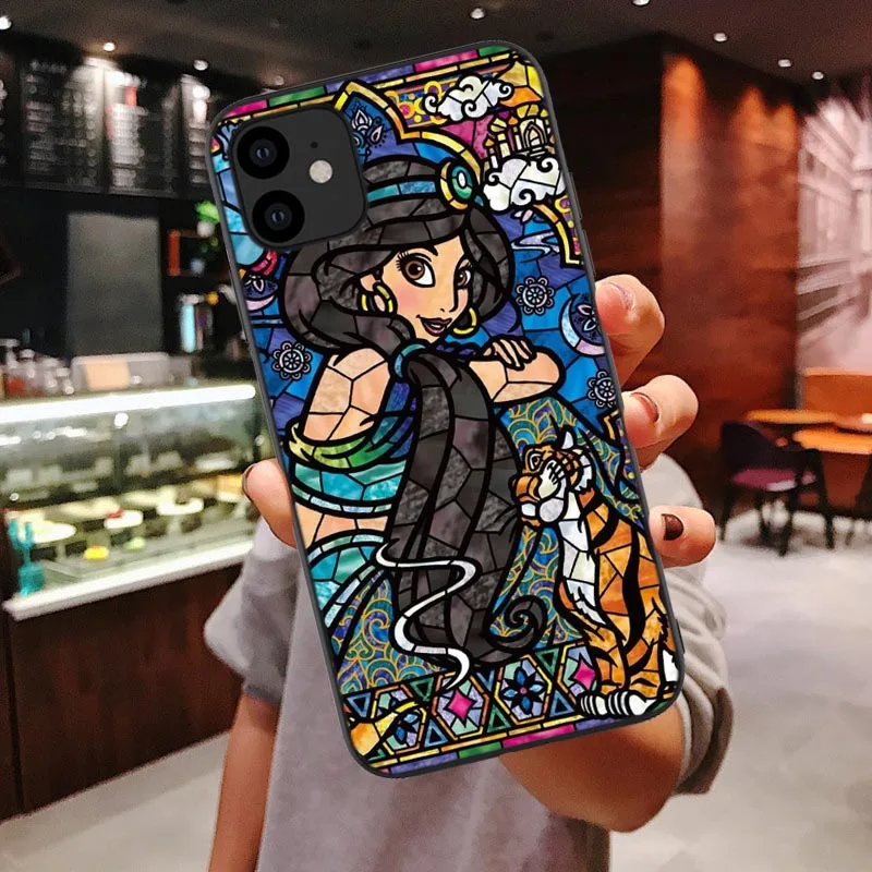 Художественный мягкий чехол для телефона Tinker bells Stitch Белоснежка Принцесса для IPhone X SE 5 5S 6 6S 7 8 Plus XR XS MAX 11 Pro силиконовый чехол